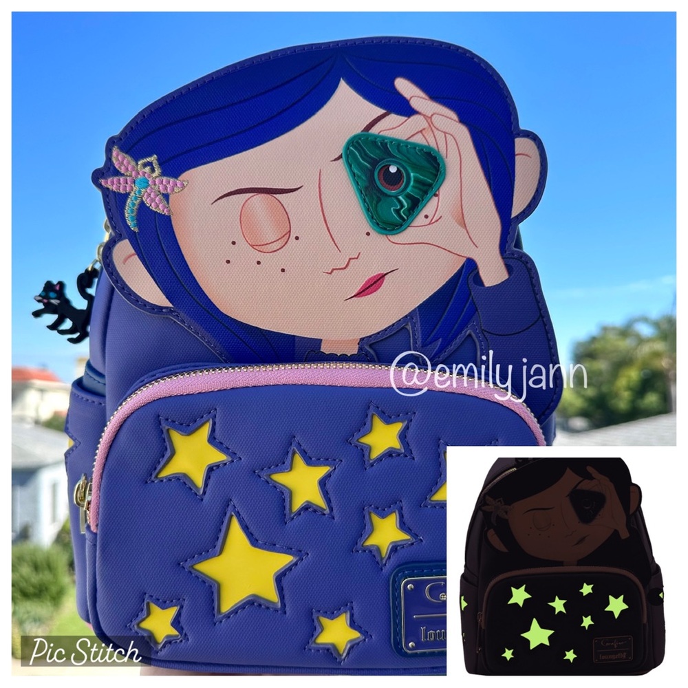 Coraline🌒Glow in the Dark Backpack